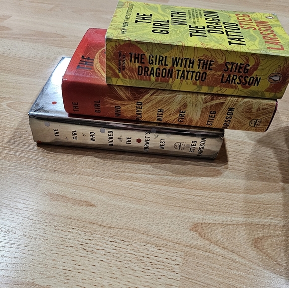 Stein Larson: The Girl with the Dragon  Tattoo Series. - Picture 1 of 5